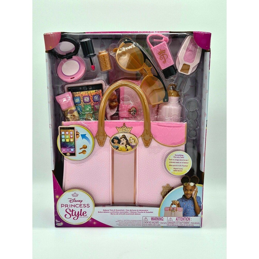 Disney Princess Style Collection Deluxe Tote Essentials 20+ Piece Set NEW